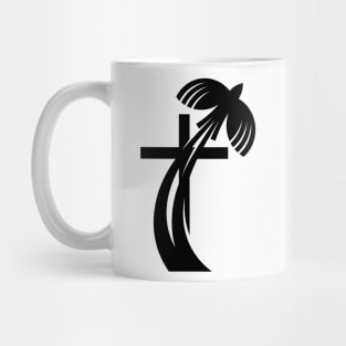 Dove and flame - symbols of the Holy Spirit Mug